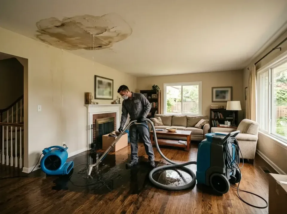 attic-pipe-burst-ceiling-drip-008 — frequently asked questions, Water Damage Restoration & Carpet Care in Jeannette, PA